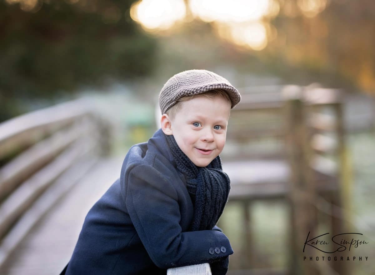 Little boy, winter, photo