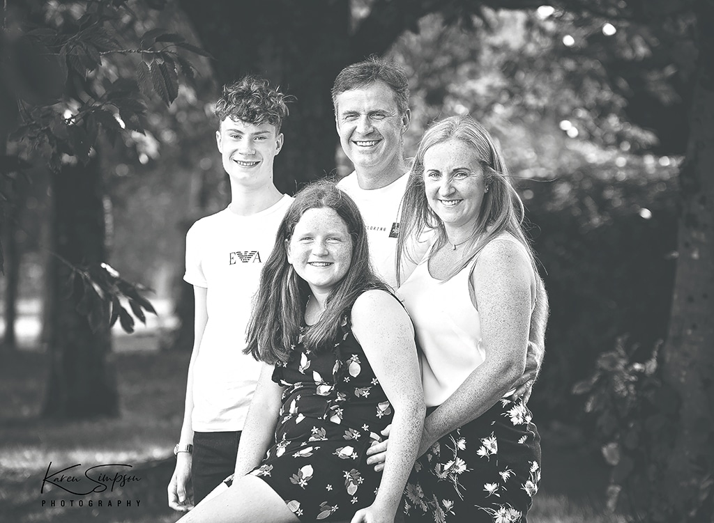 Family-Kay-Blossoms_Karen-Simpson_ family, mother, daughter, father, son, smiling, photo