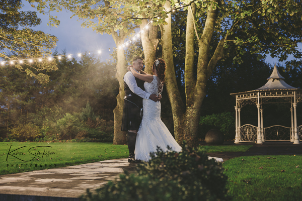 Carlton-Hotel-Prestwick-Ayr (6 of 8) Bride and groom at night