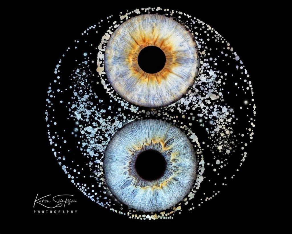 Iris-Photos-Eyes Eyes in ying yang